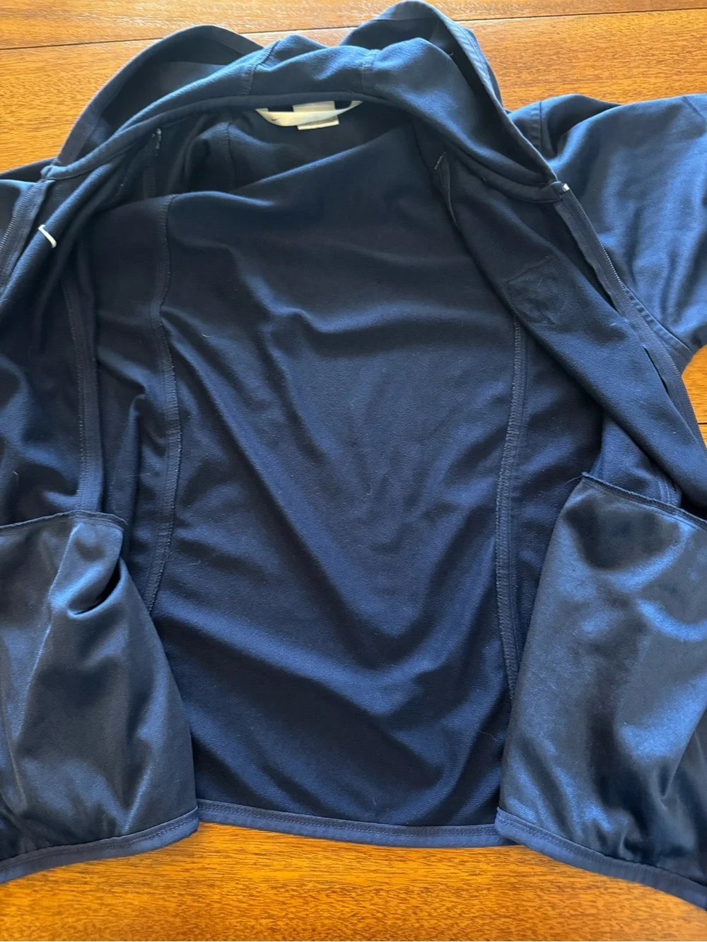 Vintage Nike USWNT USA Soccer Full Zip Hooded Track Jacket Navy Women’s M 8-10